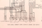Honda V65 Sabre Vf1100s Oem Factory Fold-out Wiring Diagram 1984 0030z-mb3-6700