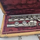 Vtg Selmer Bundy Flute Musical Instrument Silver With Hard Carrying Case Band