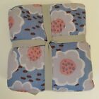 Blue Floral Euro Pillow Sham Nieves Collection Anthropologie New