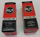 2 Vintage Rca 6bl7gta Electron Vacuum Tube Lot W  Original Box Nos Usa Tv Radio 