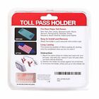 Autoboxclub Clear  New Ez Pass  Ipass Tag Holder transponder Holder toll Pass