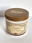 New Full Vintage 1920s Art Deco Luxor Tissue Cream White Milk Glass Jar