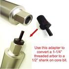 Core Drill Bit Adapter  1-1 4    - 7 Threaded Male To 1 2    Shank