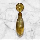Vintage Empoli Rossini Embossed Eagle Amber Glass Decanter Bottle Original