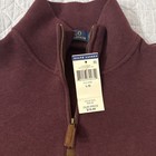 Polo Ralph Lauren Men s Classic Wine 1 4 Zip Pullover Sweater Men   s Large New