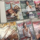 Vanity Fair Sealed Magazine Lot Of 7 Vintage 2002 -2003 High Fashion Y2k Nos