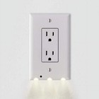 Outlet Cover With Built-in Led Night Light - 2 Styles