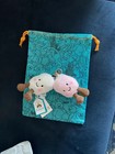 Jellycat London Cute Two-tone Cotton Candy Bag Keychain With Tags