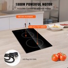 12  Built-in Electric Cooktop Radiant Ceramic Cooktop 2 Burners 110v 1800w