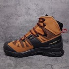 Salomon Quest 4 Gtx Goretex 4d Hiking Boots Mens Size 11 Brown Black 471564