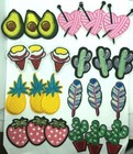 Set 3 - Small mini  Iron On Applique embroidered Patch