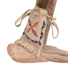 Ute Small Fringe Bag   Ca  1940  Size 5 125  H Included Fringe X 3 25  W