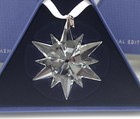 Swarovski Crystal 2017 Annual Star Snowflake Christmas Ornament New In Box