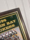 Green Bay Packers 96 Super Bowl Xxxi Champions Plaque Team Photo Brett Favre Vtg