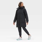 Girls  Solid Puffer Jacket - All In Motion Black S