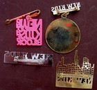 Vintage 1980 s New Kids On The Block Metal Charms Pins Mix 4 Pieces