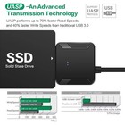 Usb 3 0 To Sata Cable External Hard Drive Adapter Reader For 2 5 Ssd Hdd Laptop
