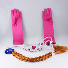  Elsa Anna Tiara Wigs Princess Crown Wand Gloves Christmas Cosplay Set