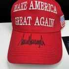 Signed President Donald Trump Maga 45-47 Red Hat Authentic Coa