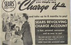 Vintage 1955 Sears Charge Credit Card Newspaper Print Ad