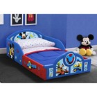 Mickey Mouse Toddler Bed   6 Bin Toy Storage Organizer Disney Sleep Play