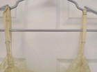 Antique Mint Green Lace Floral Slip Dress Untagged Waist 38  Length 44 