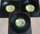 The Beatles On Apple - 45 Rpm Vinyl Excellent Condition Lot Of 3