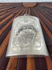 Vintage Sterling Silver Chivas Regal Hip Flask Engraved Scotch Whisky Flask 196g