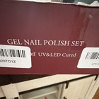 Jodsone 100 Pcs Gel Nail Polish Set Base  Glossy Matte  Multicolors
