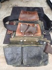 Black Leather Tool Bags W belt