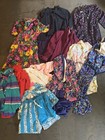 Vtg 80s Womens Clothes Lot Of 15 Dresses  Skirts  Shorts Tshirts