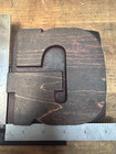 Vintage 5  Letter  g  Wood Type Letterpress Printer Blocks