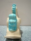 Vintage Haeger Light Blue   Beige Rocking Horse Pony Planter