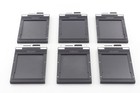 Lot Of 6  near Mint  Toyo 4x5 Cut Film Holder Back From Japan  3181