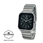 Casio Men s Analog Square Dial Stainless Steel Band Watch Mtp-m306d-1a