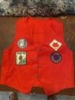 Vintage 1960s Bsa Boy Scouts Vest With 13 Patches Eagle Scout Whetzel Indiana 