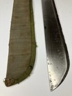 Vintage Us Military Machete Green Canvas Sheath Ontario Knife Co  23 l 18  Blade