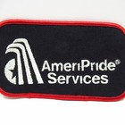 Ameripride Services Uniform Patch Linen Rental Company Logo Vintage