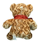 Dan Dee Teddy Bear 12 Inch Brown Plush Red Ribbon Bow Heart Euc