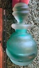 5  4  High Translucent Green Frosted Green Perfume Bottle