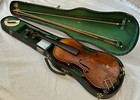 Antique Violin Full Size With Old Casem 2 Box  Extras