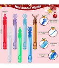 40 Pcs Christmas Mini Bubble Wands - Bulk Party Favors For Kids Bubbles Not Inc