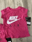 Lot Of 2 Nike Athletic T-shirts Toddler Girls  3t Pink New