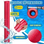 40x4 1 Jumbo Pool Noodles Bulk Pool Noodles Foam Large Pre Slit Clamp Foam 2pcs