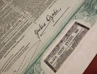 Japan 1912 Ville Tokyo City 500 Francs Coupons Bond Loan Obligation Waterlow