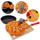 11 Pcs Pizza Party Toy Play Set For Kids  Pizza Pie Pretend Play Food - Slice   