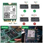 Intel Ax210 Wifi 6e Wireless Card 802 11ax Bluetooth 5 4 Wifi Card Windows 10 11