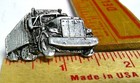 Semi Truck Pin Vintage Collectible Old Trucker Hat Pinback Trucking Memorabilia
