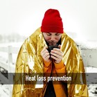 Emergency Blankets 12 Pack Mylar Thermal Survival Space Blankets