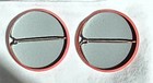 2 Vintage Billy Graham Crusade Red Choir Pins
